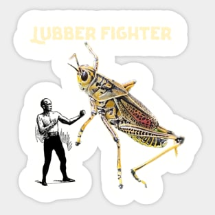 Lubber Locust Fighter T-shirt Sticker